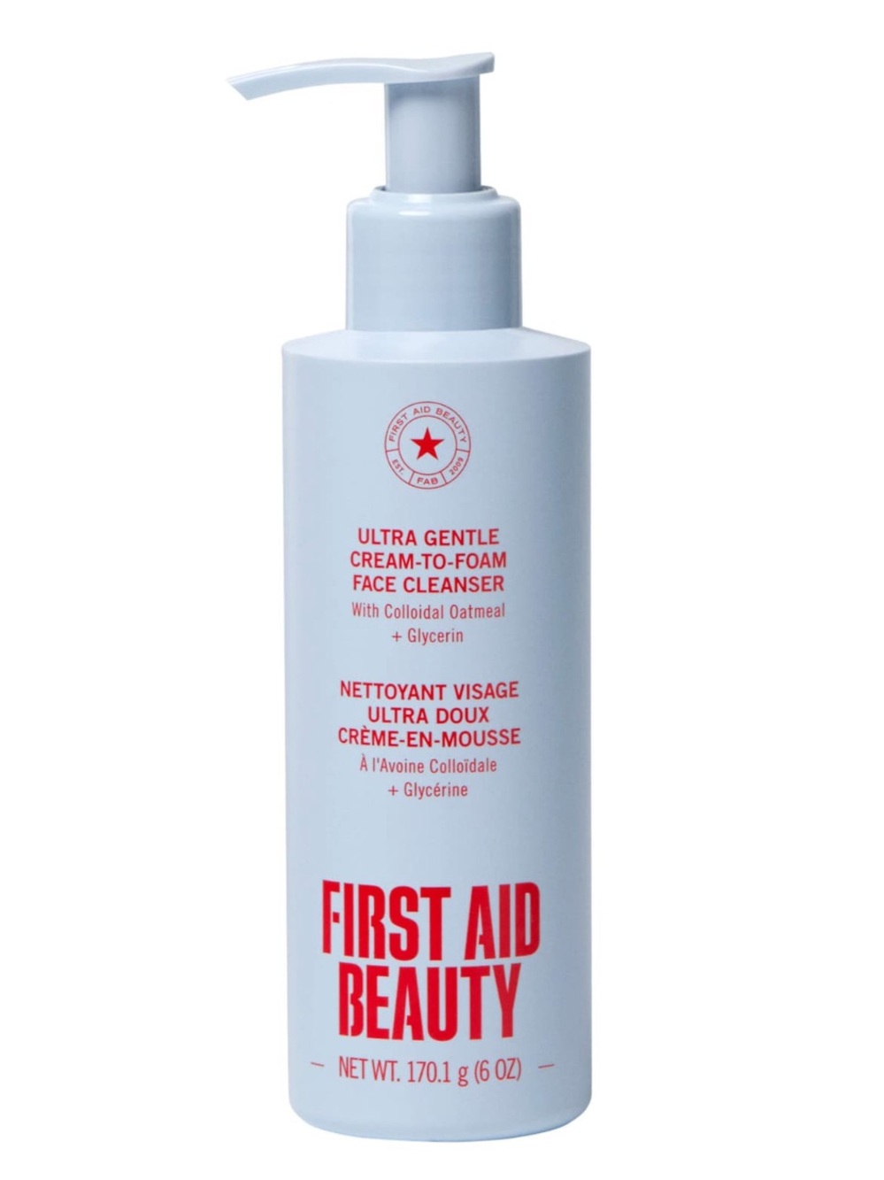 First Aid Beauty  Ultra Gentle Pure Skin Cream-to-Foam Face Cleanser